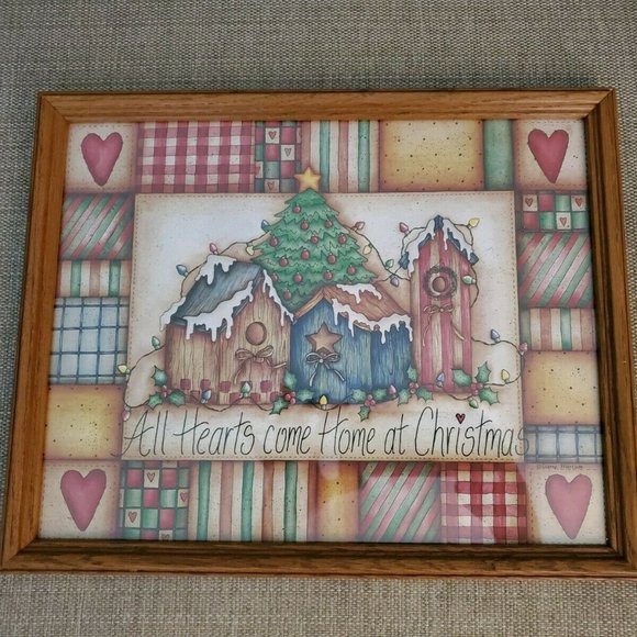All Hearts Come Home At Christmas Print Home Interiors - Picture 8 of 8